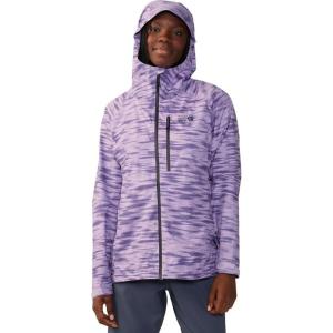 imageMountain Hardwear Womens Stretch Ozonic JacketWisteria Frequency Print