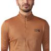 imageMountain Hardwear Mens Airmesh 12 Zip Jacket for Hiking Rock Climbing and Backpacking  QuickDrying and LightweightCopper Clay