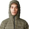 imageMountain Hardwear Mens Deloro Down Full Zip HoodyStone Green  New 2024