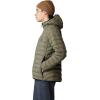 imageMountain Hardwear Mens Deloro Down Full Zip HoodyStone Green  New 2024