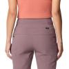 imageMountain Hardwear Womens Dynama High Rise Ankle Pant for Hiking Exercise Outdoor Adventures and Casual WearWarm Ash