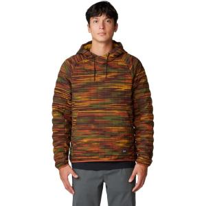 imageMountain Hardwear Mens StretchDown Light Pullover HoodyIron Oxide Stria Print