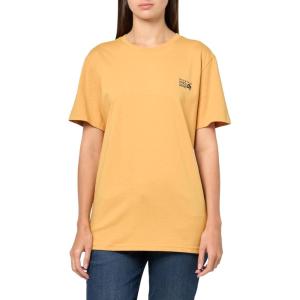 imageMountain Hardwear Womens MHW Box Logo Short SleeveSundown Gold