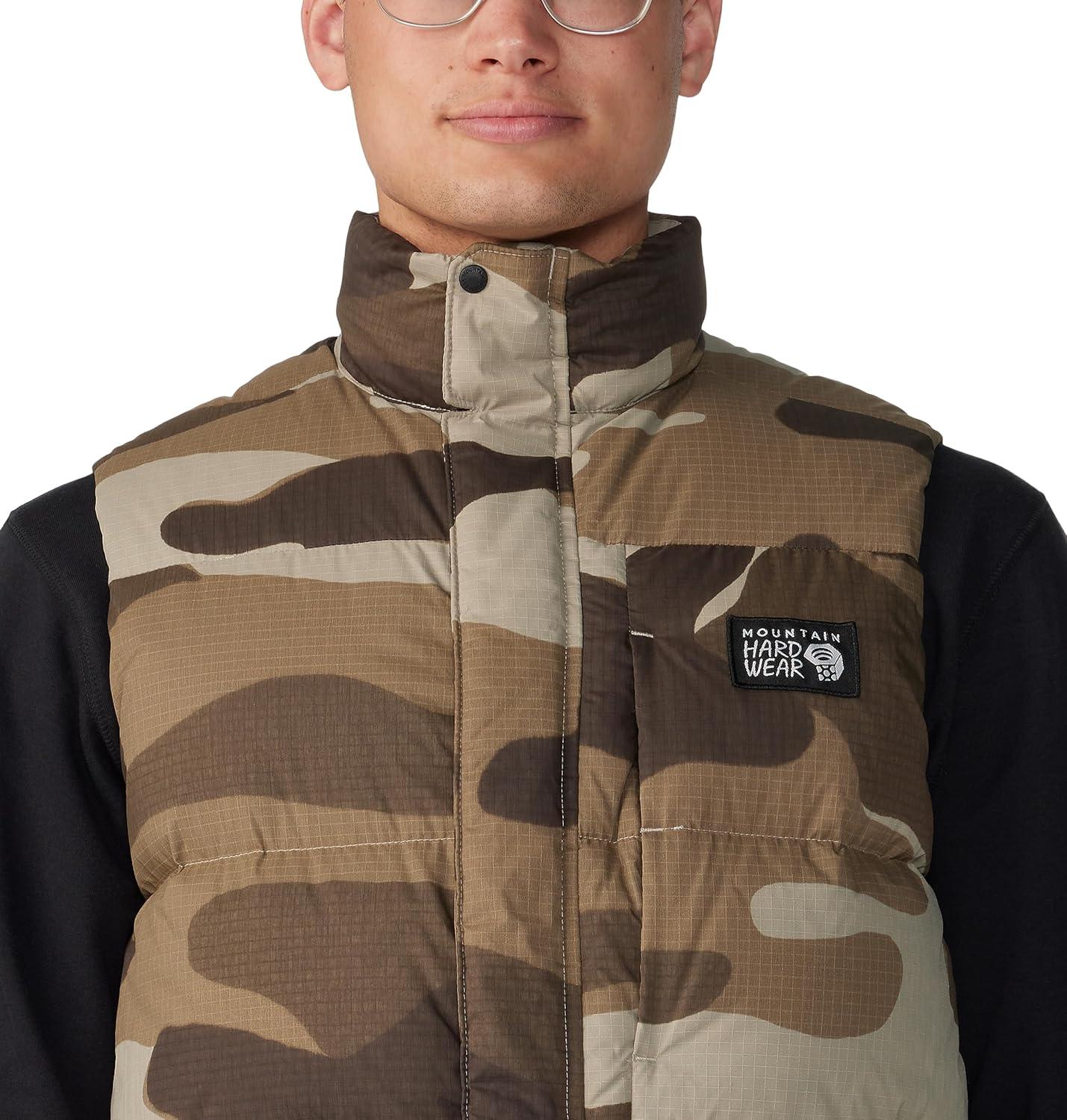 imageMountain Hardwear Mens Nevadan Down VestBadlands Calaveras Camo Print