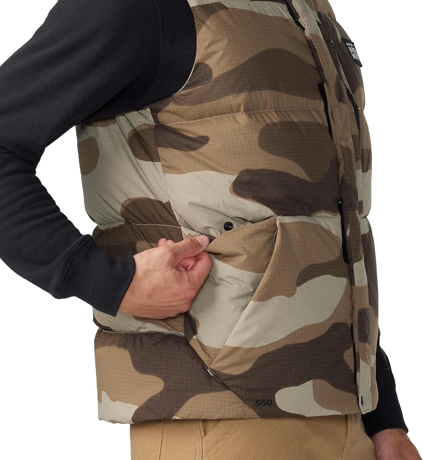 imageMountain Hardwear Mens Nevadan Down VestBadlands Calaveras Camo Print