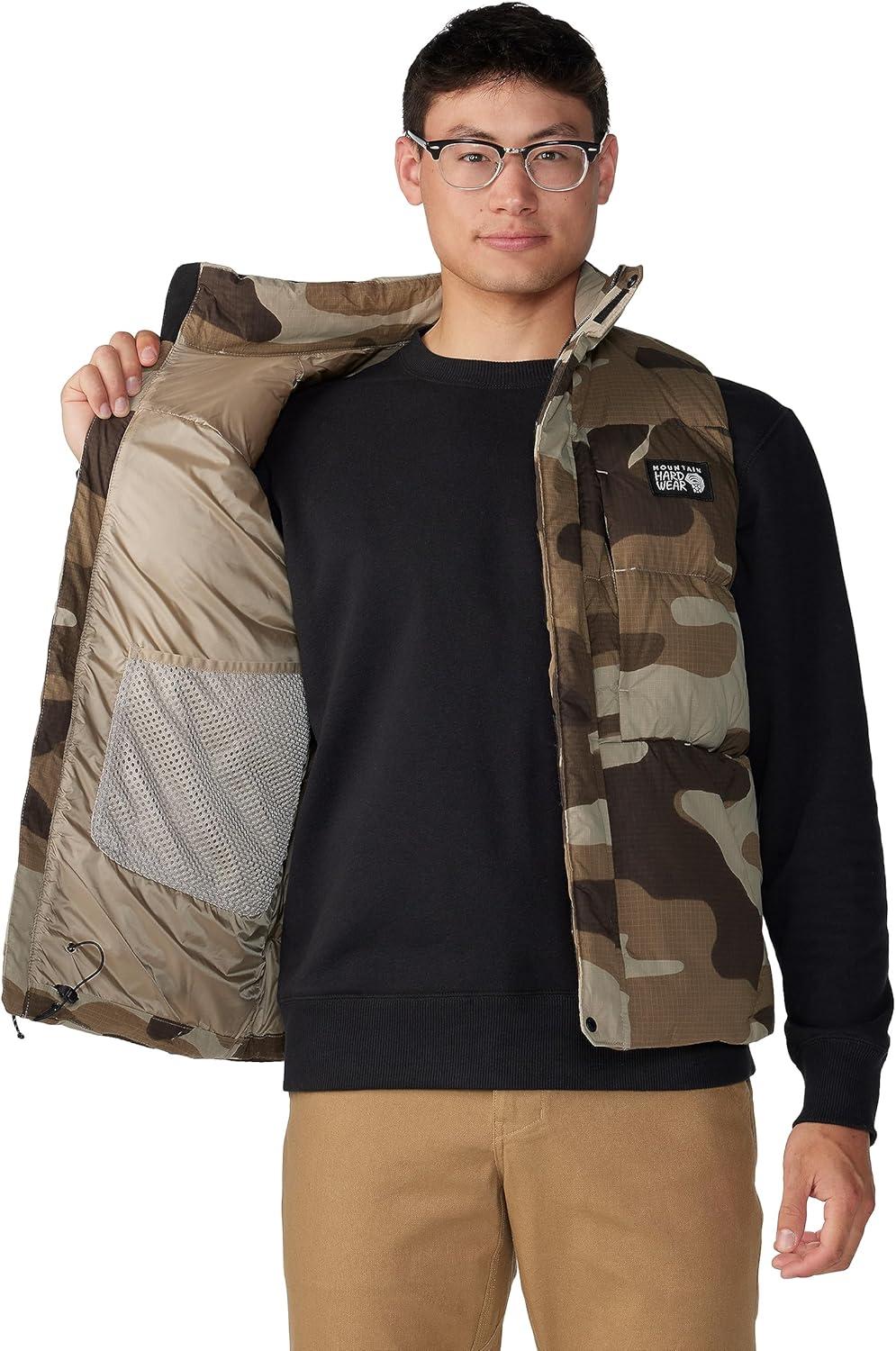 imageMountain Hardwear Mens Nevadan Down VestBadlands Calaveras Camo Print