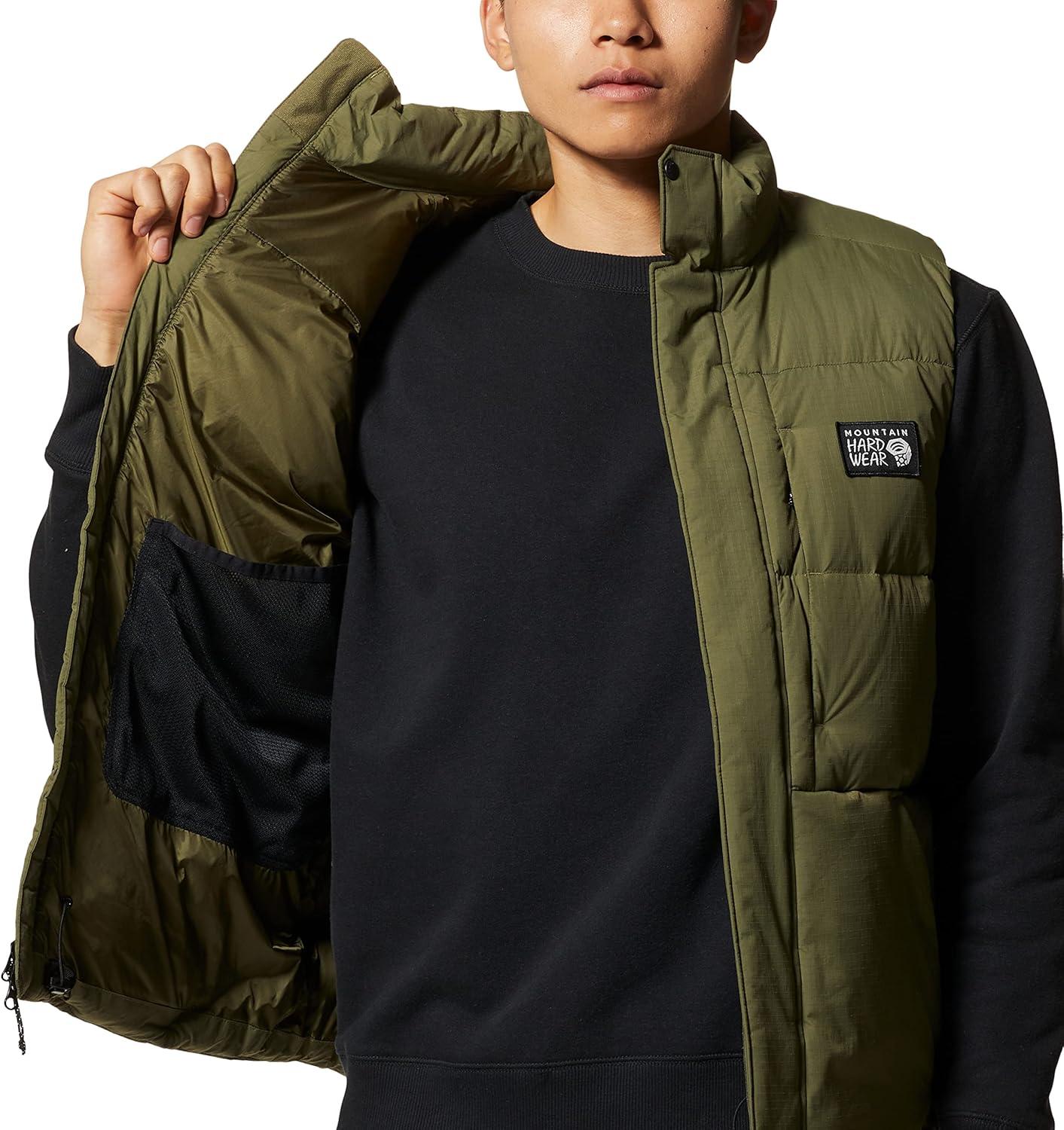 imageMountain Hardwear Mens Nevadan Down VestCombat Green