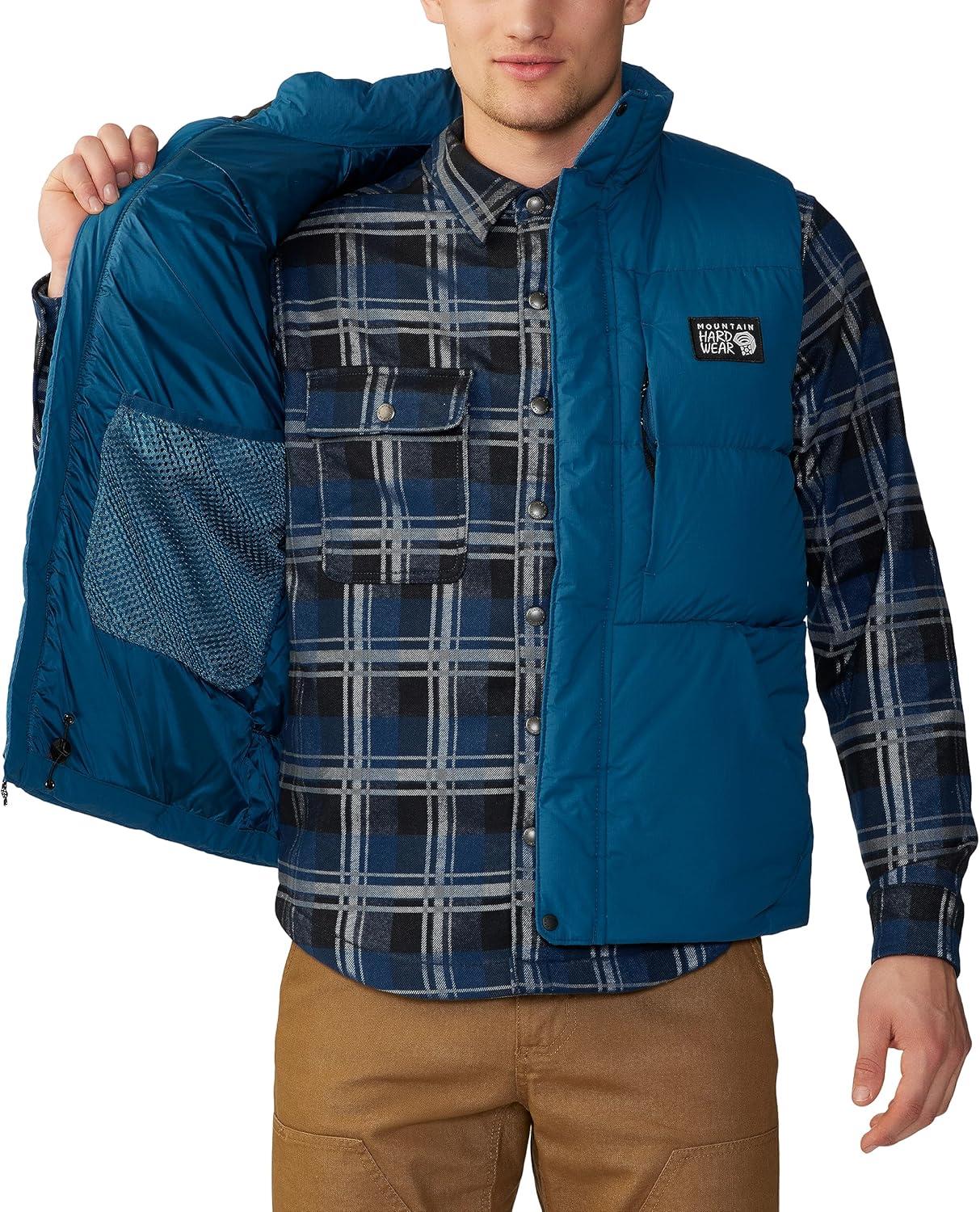 imageMountain Hardwear Mens Nevadan Down VestDark Caspian