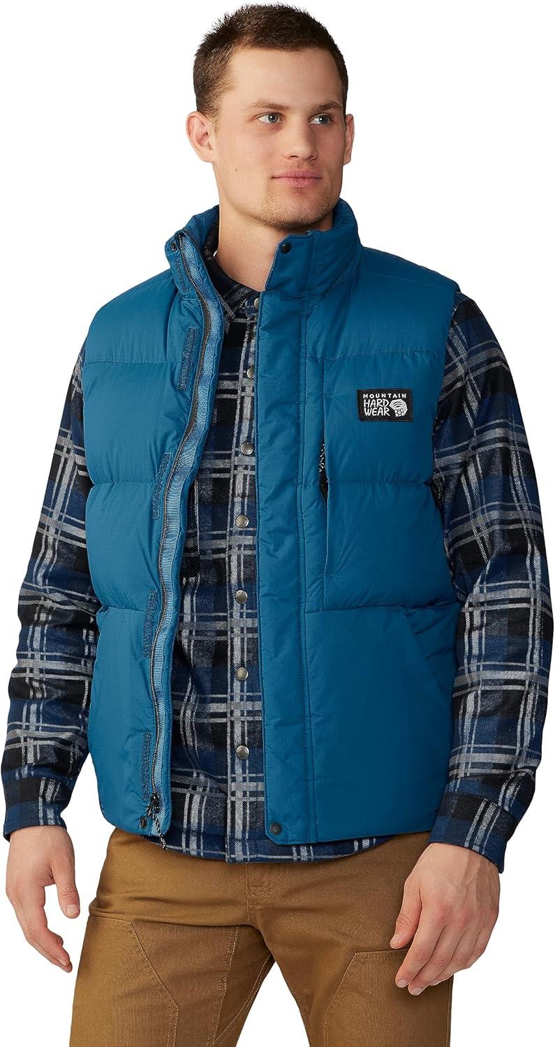 imageMountain Hardwear Mens Nevadan Down VestDark Caspian