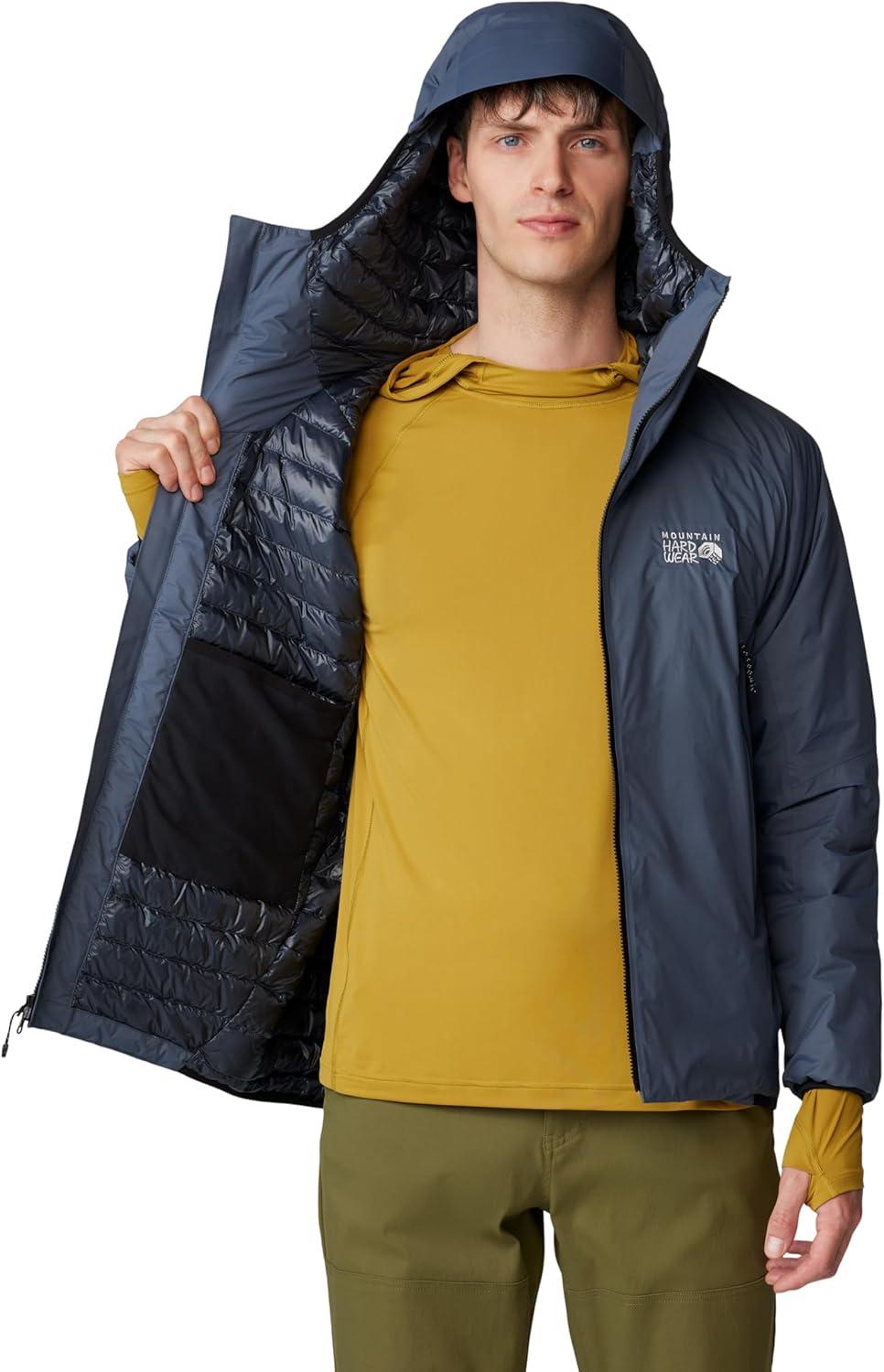 imageMountain Hardwear Mens Standard Storm Whisperer Insulated JacketBlue Slate
