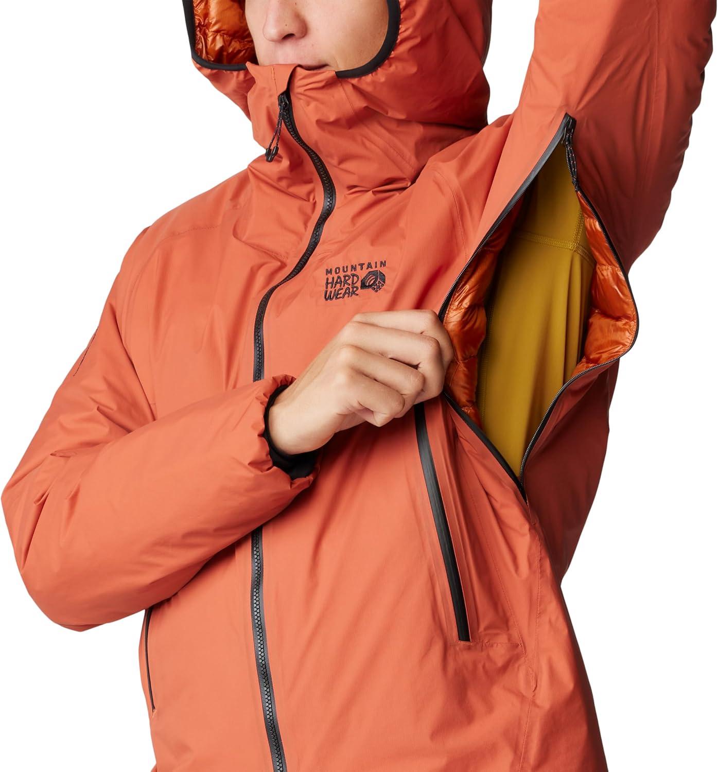 imageMountain Hardwear Mens Standard Storm Whisperer Insulated JacketRaw Carnelian