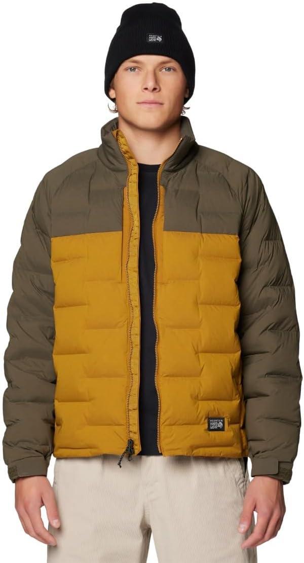 imageMountain Hardwear Mens StretchDown Big Baffle JacketOlive Gold  Ridgeline