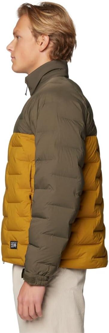 imageMountain Hardwear Mens StretchDown Big Baffle JacketOlive Gold  Ridgeline