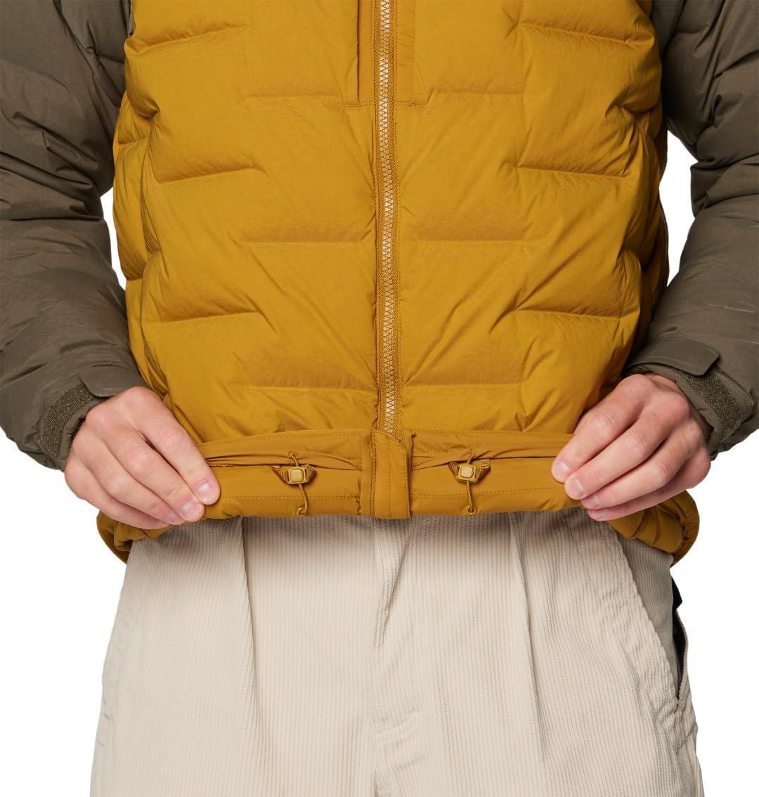imageMountain Hardwear Mens StretchDown Big Baffle JacketOlive Gold  Ridgeline