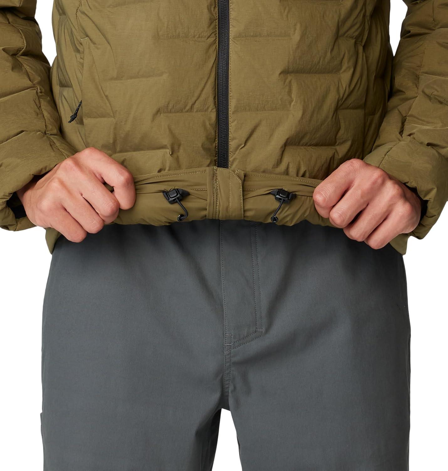 imageMountain Hardwear Mens StretchDown HoodyCombat Green  New 2024