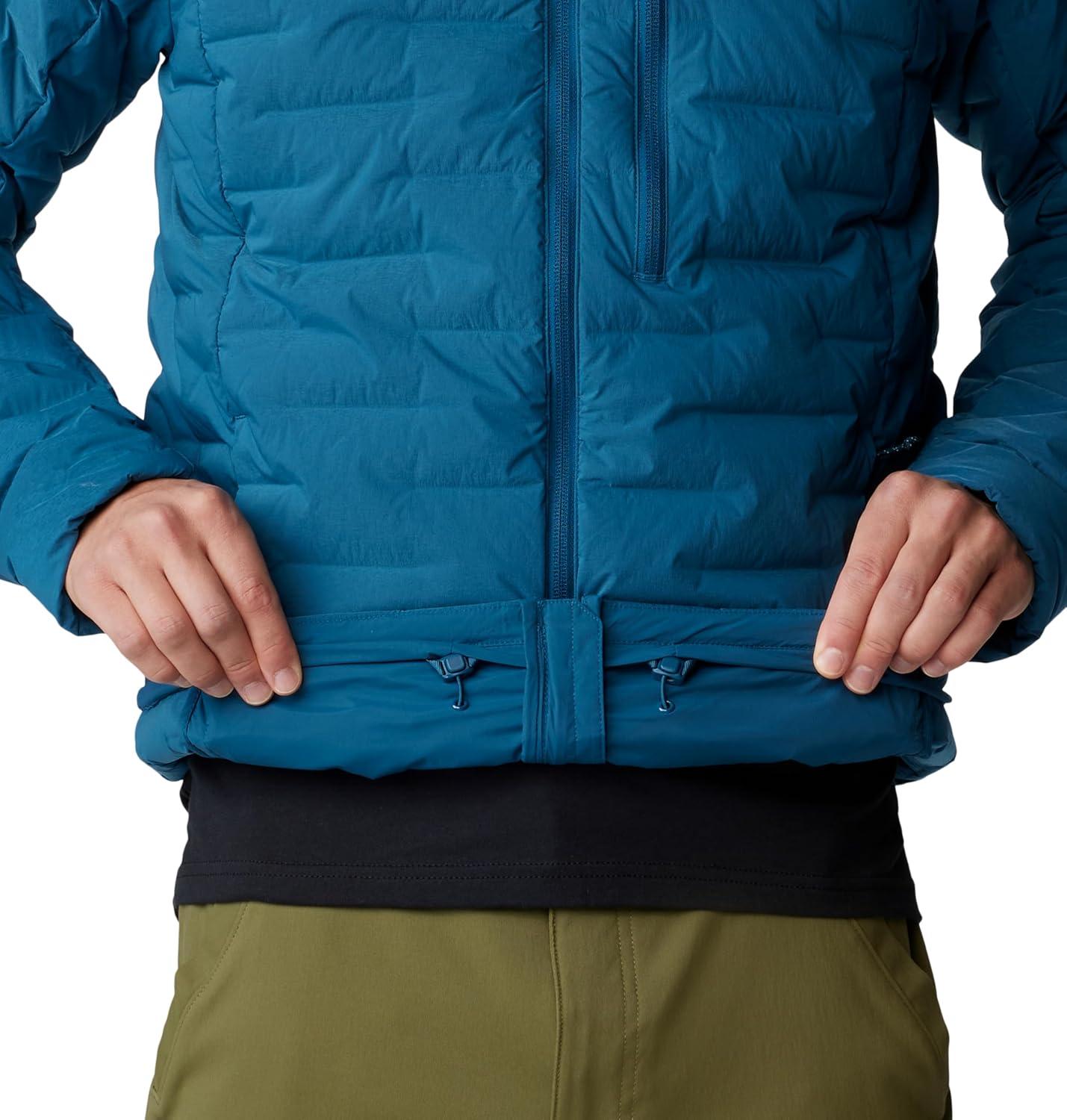 imageMountain Hardwear Mens StretchDown HoodyDark Caspian  New 2024