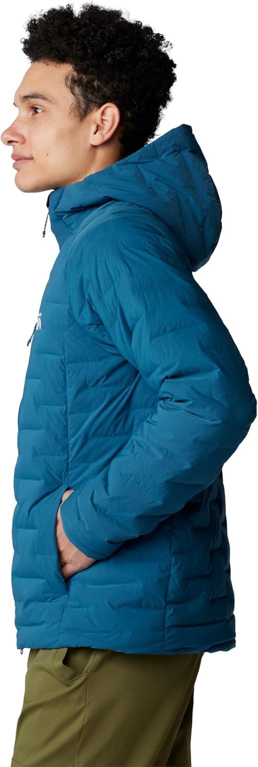 imageMountain Hardwear Mens StretchDown HoodyDark Caspian  New 2024