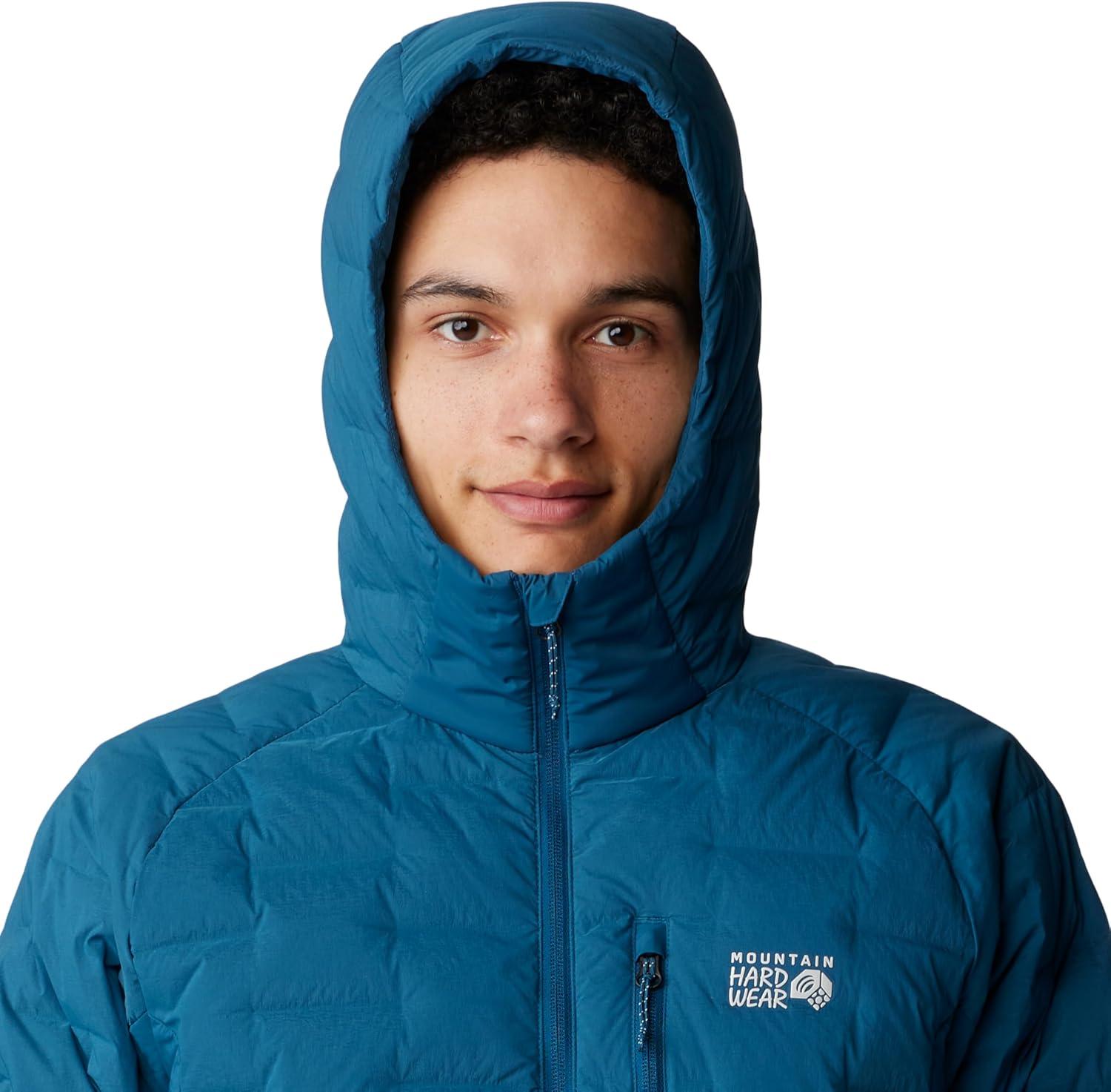 imageMountain Hardwear Mens StretchDown HoodyDark Caspian  New 2024