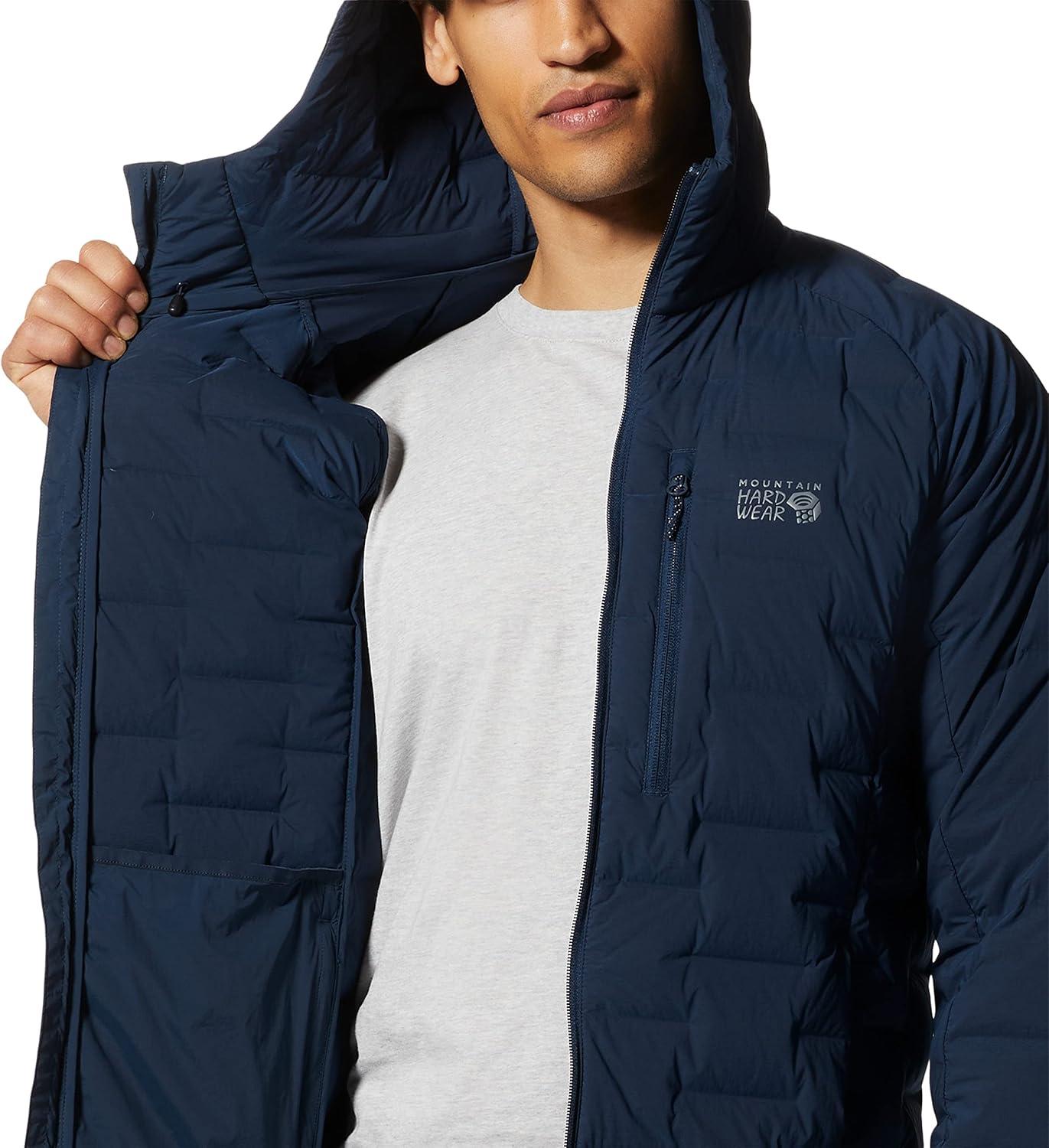imageMountain Hardwear Mens StretchDown HoodyHardwear Navy