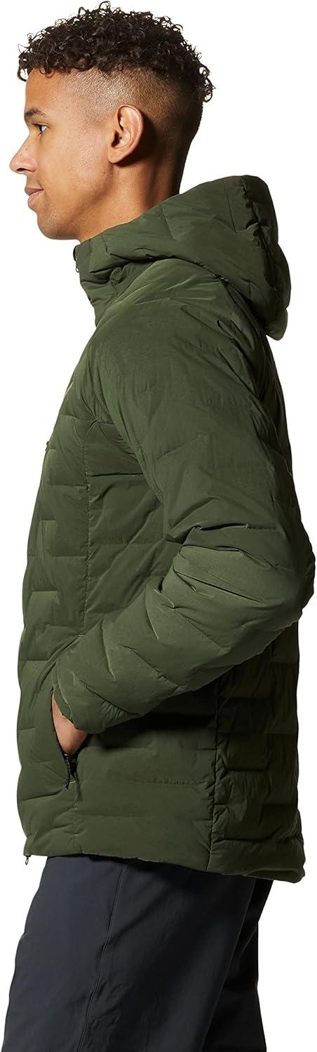 imageMountain Hardwear Mens StretchDown HoodySurplus Green