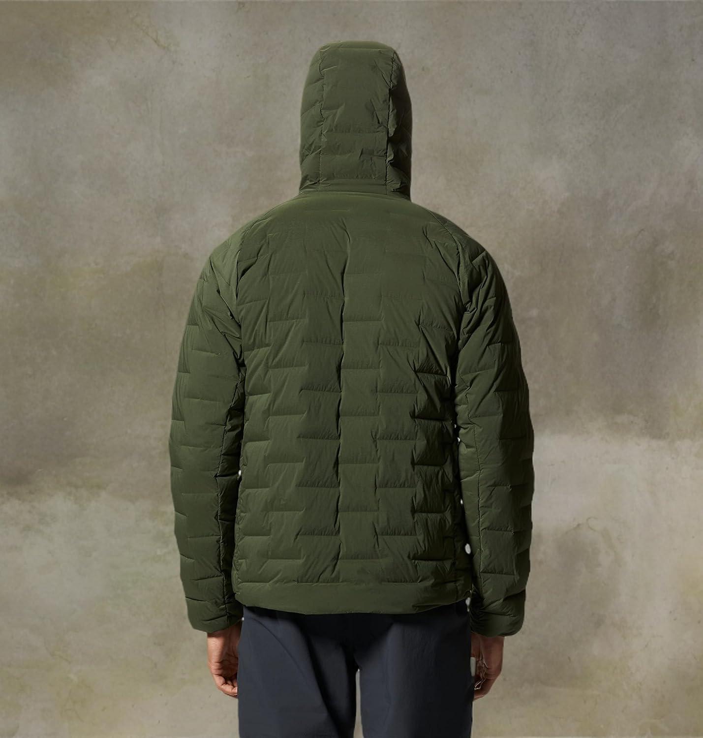 imageMountain Hardwear Mens StretchDown HoodySurplus Green