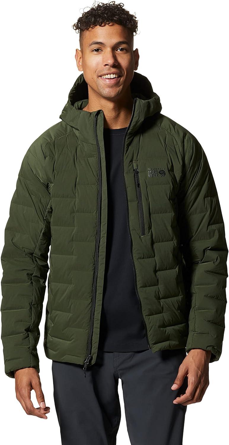 imageMountain Hardwear Mens StretchDown HoodySurplus Green
