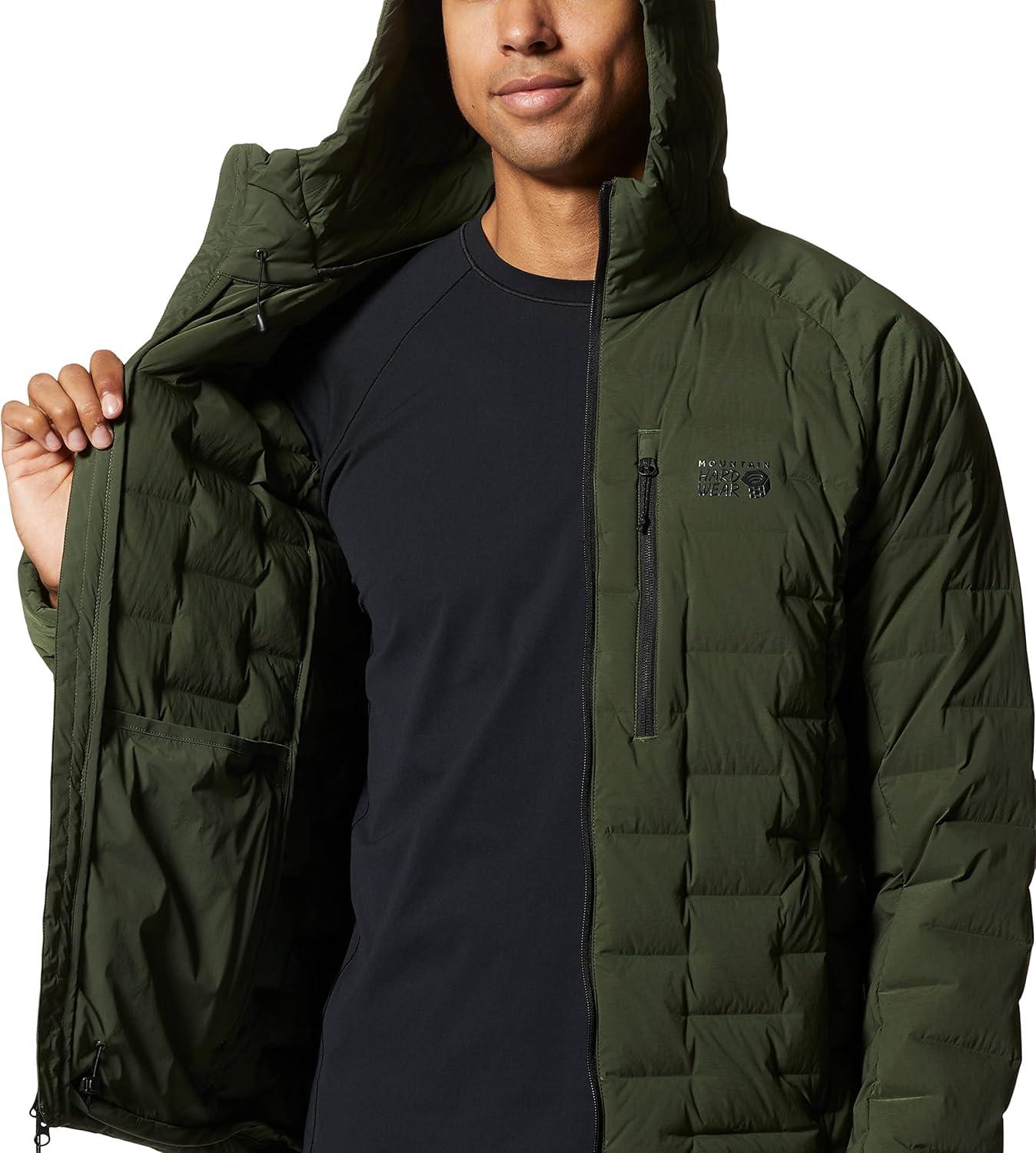 imageMountain Hardwear Mens StretchDown HoodySurplus Green