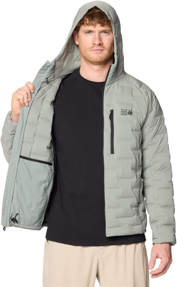 imageMountain Hardwear Mens StretchDown HoodyWet Stone