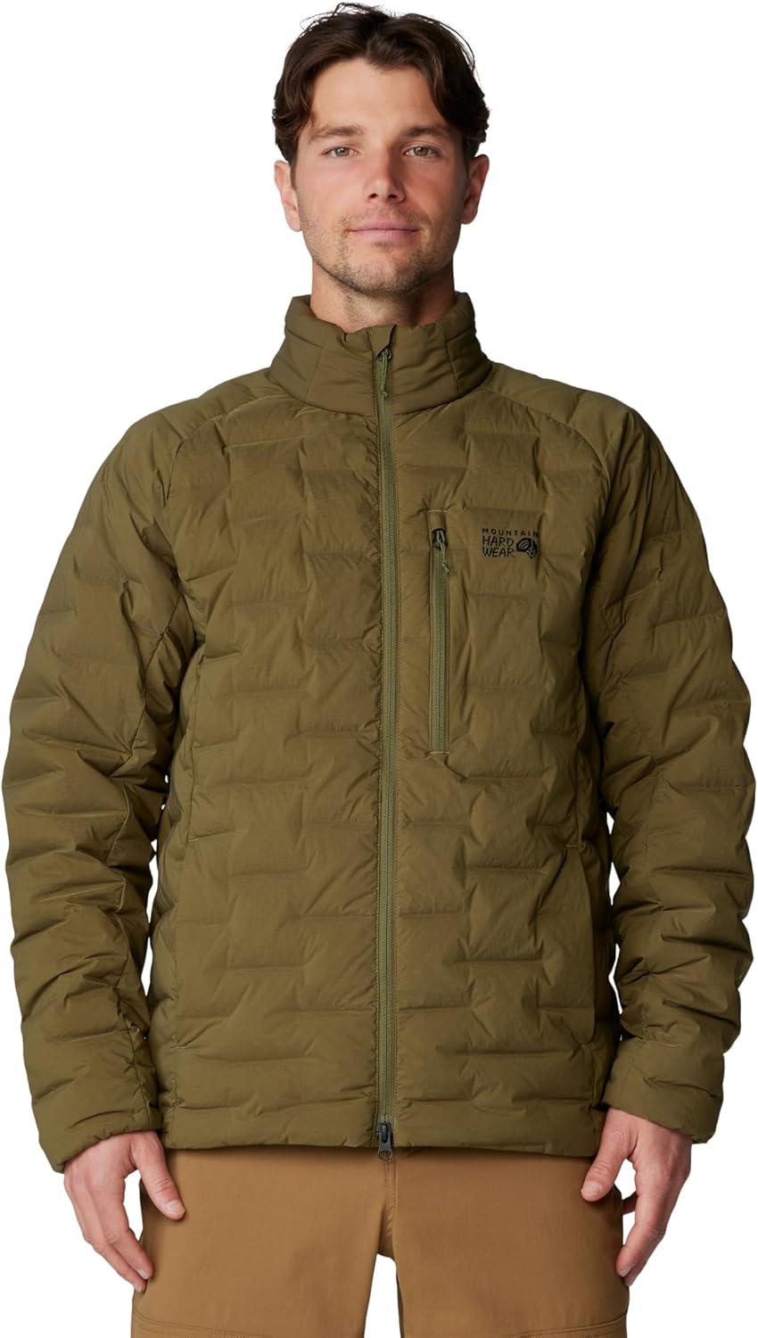 imageMountain Hardwear Mens StretchDown JacketCombat Green  New 2024