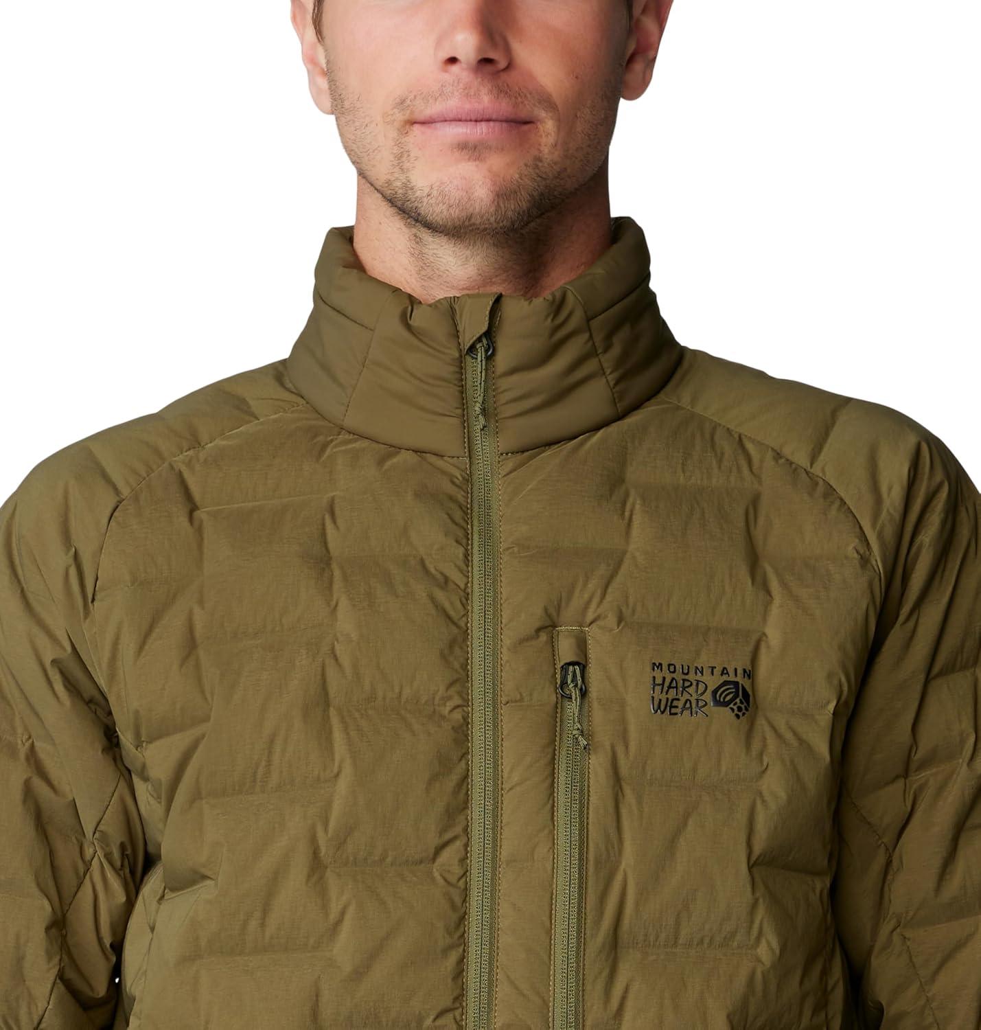 imageMountain Hardwear Mens StretchDown JacketCombat Green  New 2024