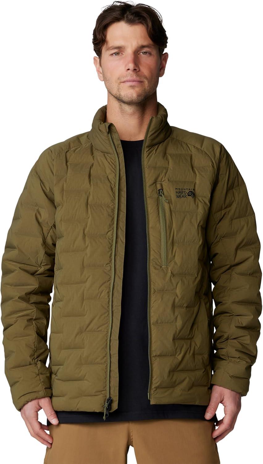 imageMountain Hardwear Mens StretchDown JacketCombat Green  New 2024