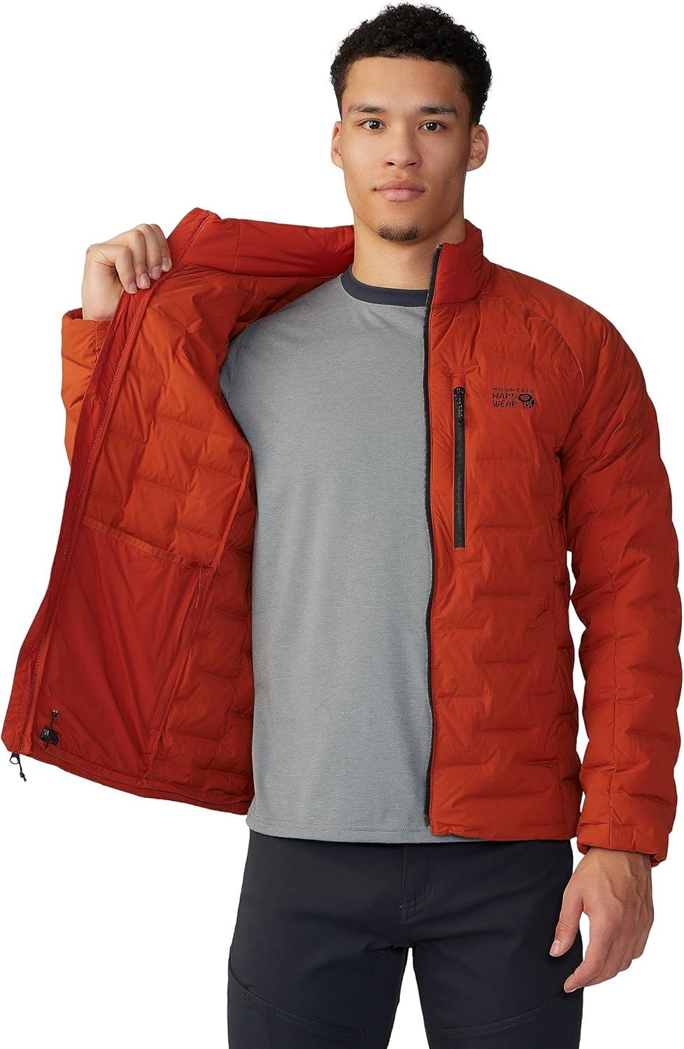 imageMountain Hardwear Mens StretchDown JacketDark Copper  New 2024