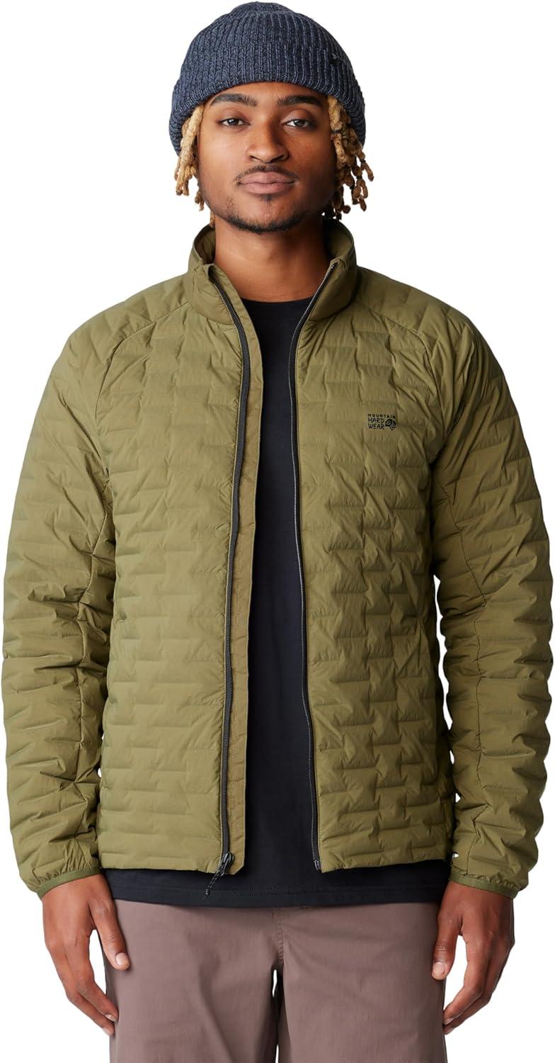 imageMountain Hardwear Mens StretchDown Light JacketCombat Green  New 2024