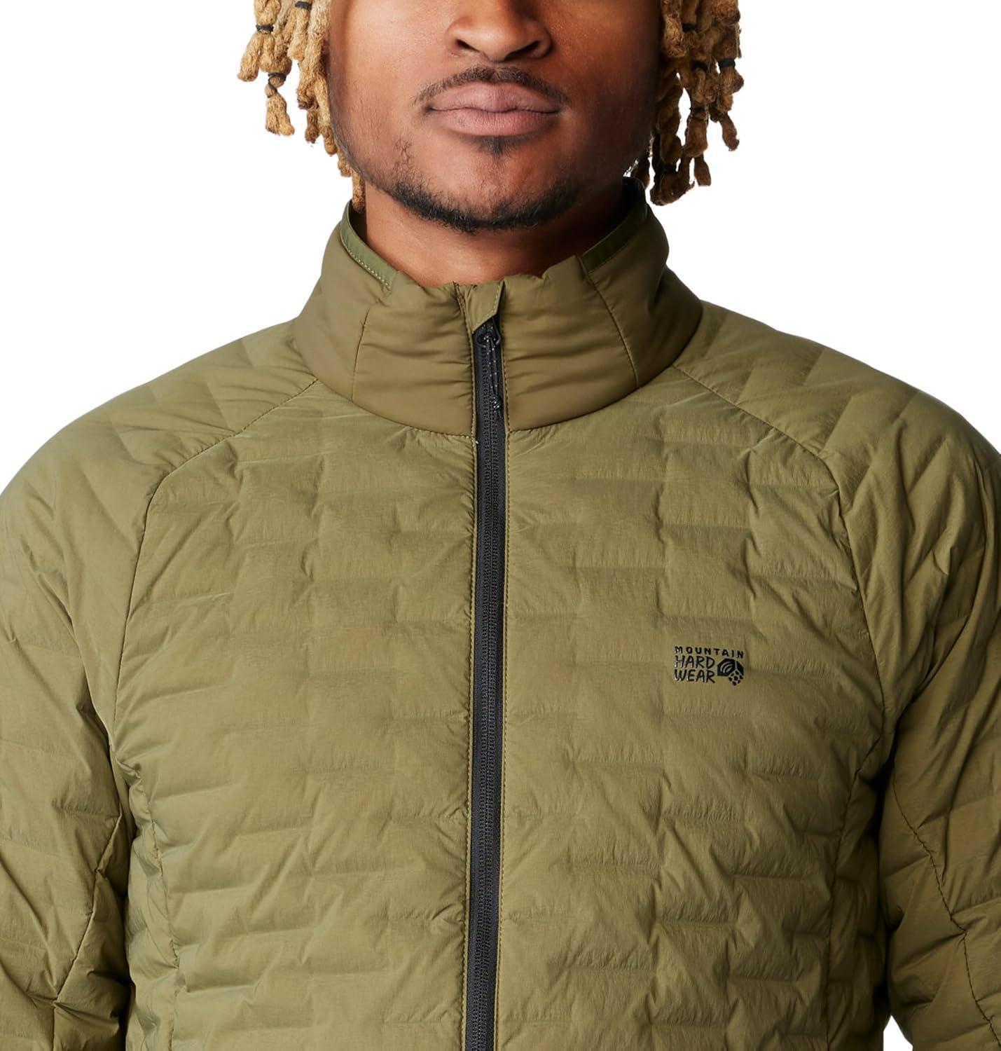 imageMountain Hardwear Mens StretchDown Light JacketCombat Green  New 2024