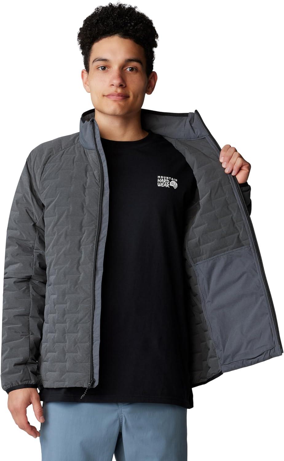 imageMountain Hardwear Mens StretchDown Light JacketVolcanic Heather  New 2024