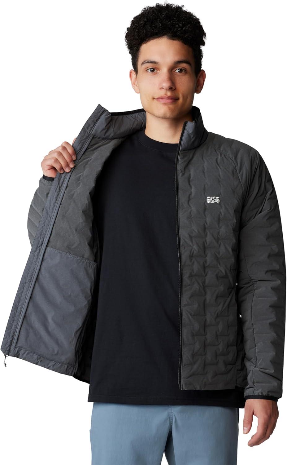 imageMountain Hardwear Mens StretchDown Light JacketVolcanic Heather  New 2024