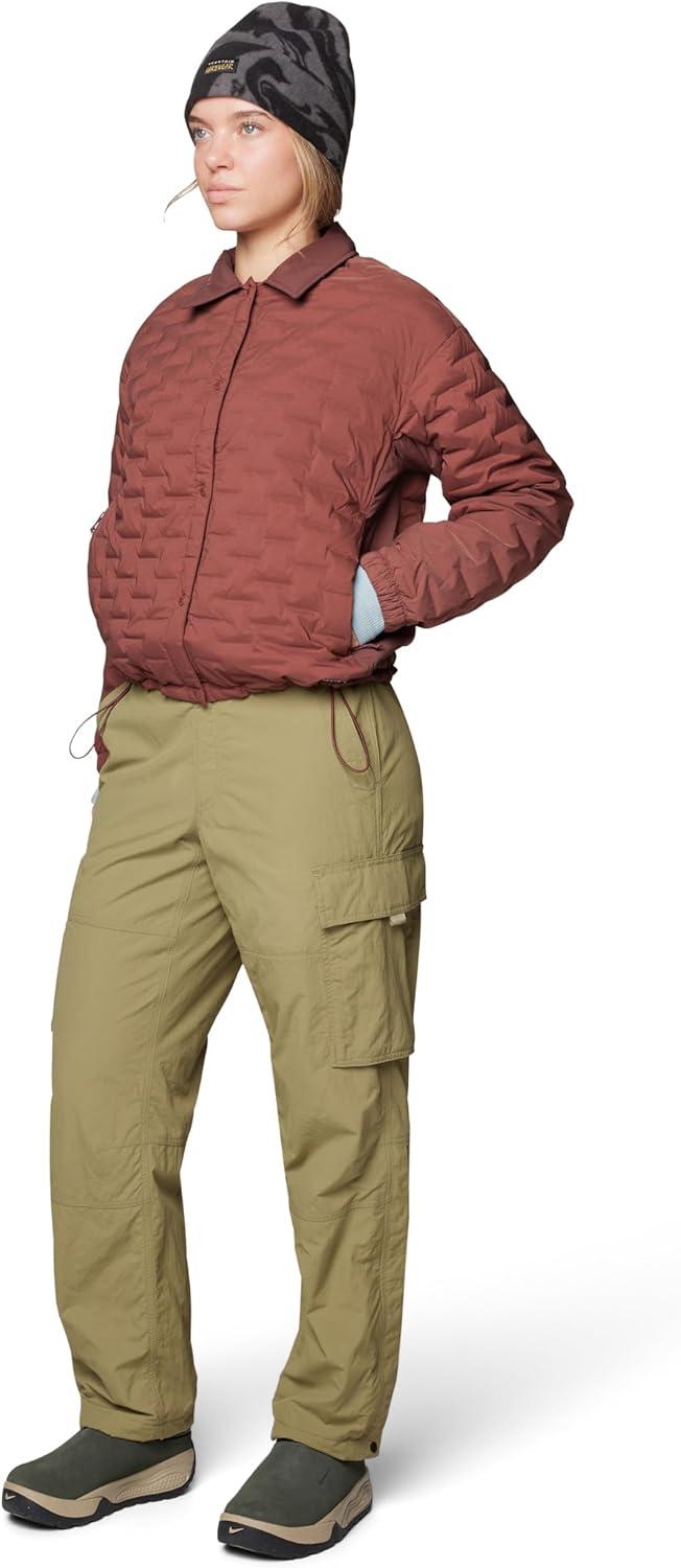 imageMountain Hardwear Womens StretchDown Light Snap JacketBourbon Brown