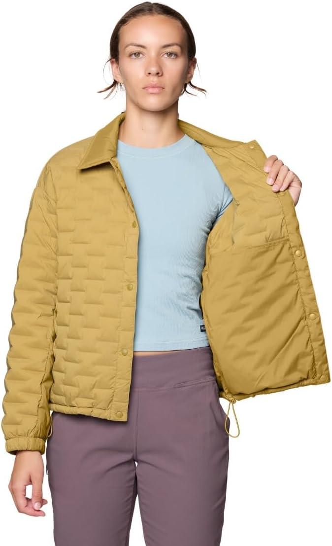 imageMountain Hardwear Womens StretchDown Light Snap JacketGrassland
