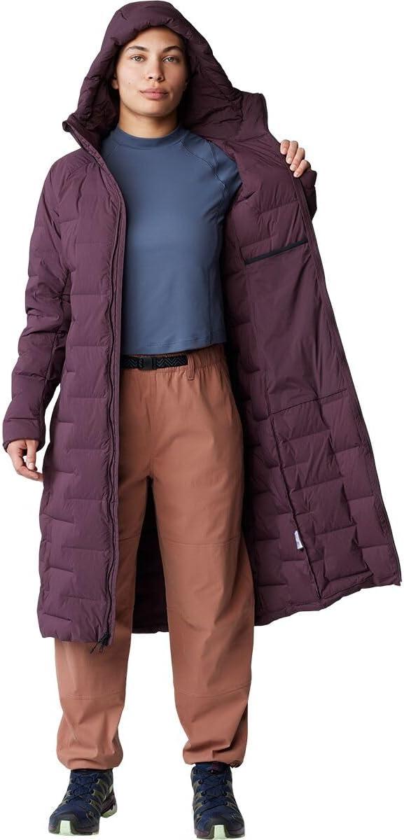 imageMountain Hardwear Womens StretchDown Long ParkaBlackberry  New 2024