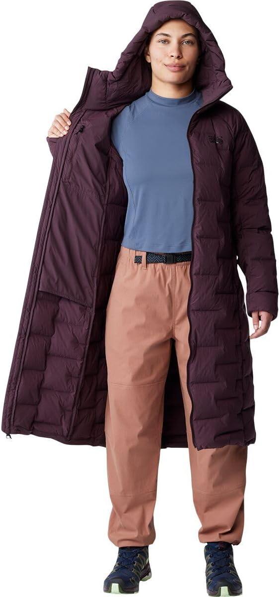 imageMountain Hardwear Womens StretchDown Long ParkaBlackberry  New 2024