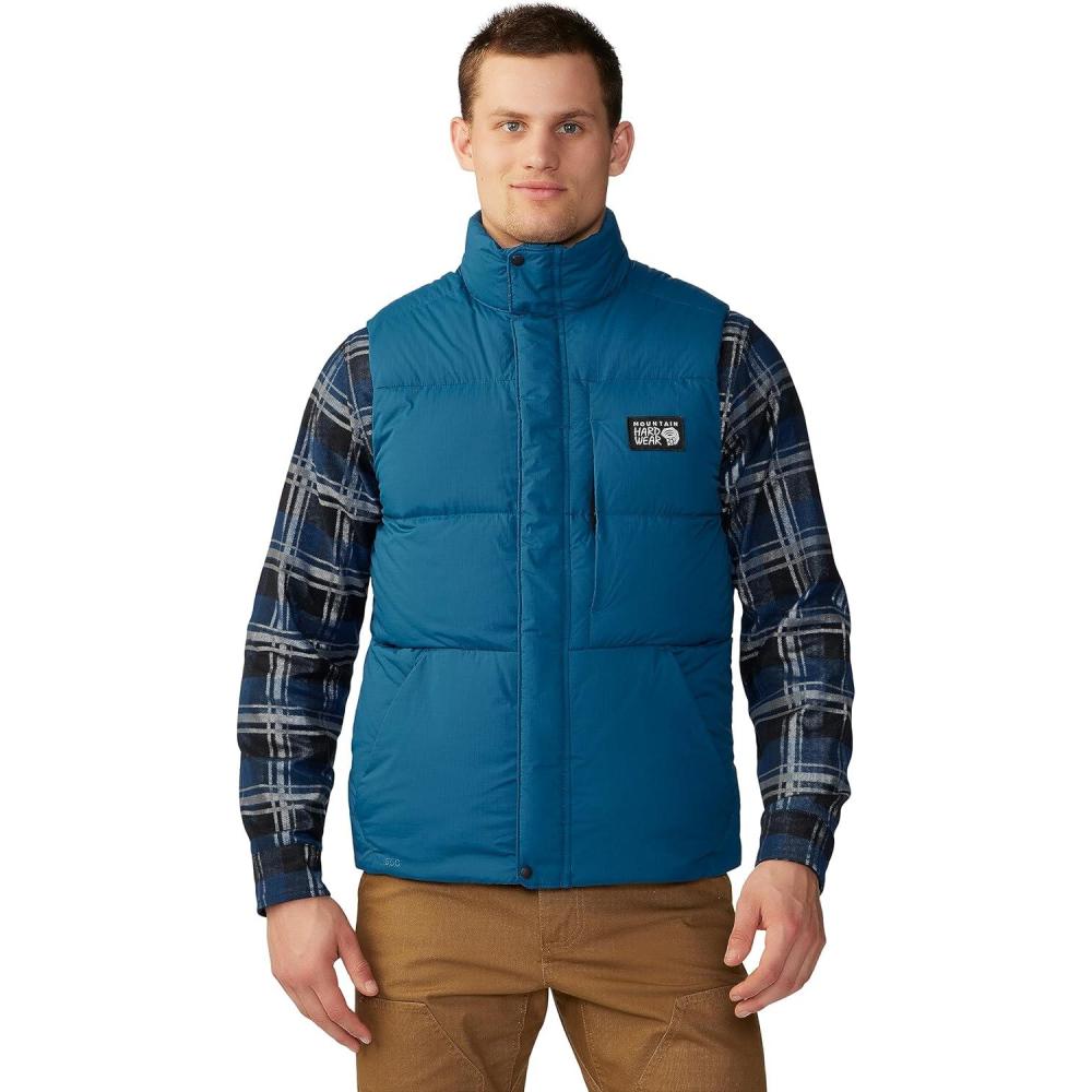 imageMountain Hardwear Mens Nevadan Down VestDark Caspian