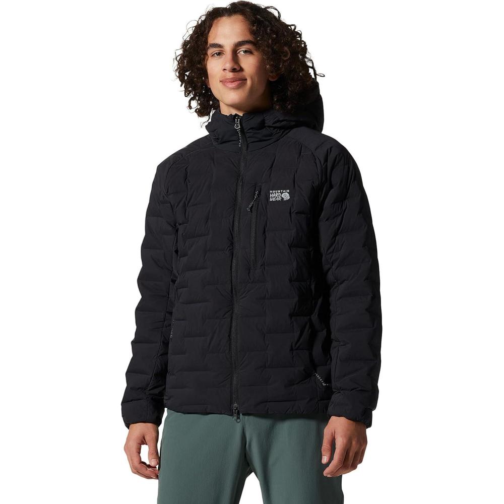 imageMountain Hardwear Mens StretchDown HoodyBlack  New 2024