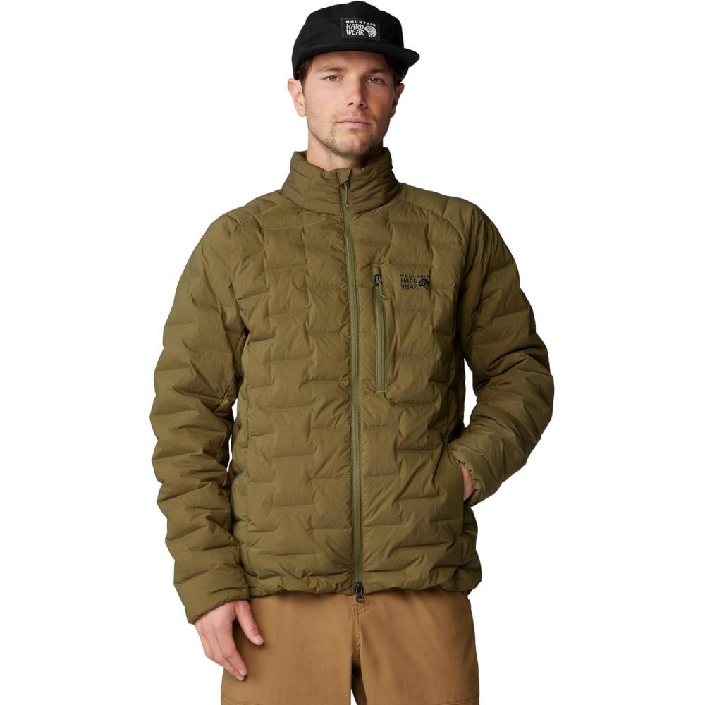 imageMountain Hardwear Mens StretchDown JacketCombat Green  New 2024