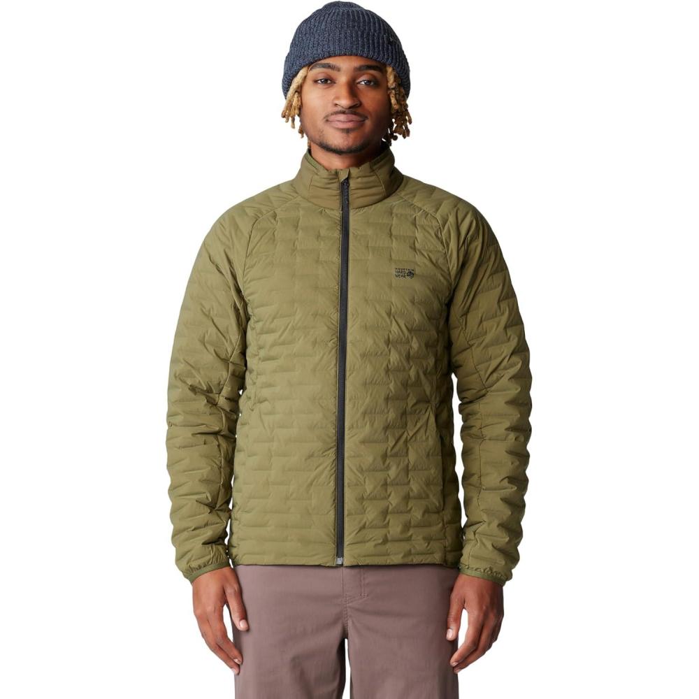 imageMountain Hardwear Mens StretchDown Light JacketCombat Green  New 2024
