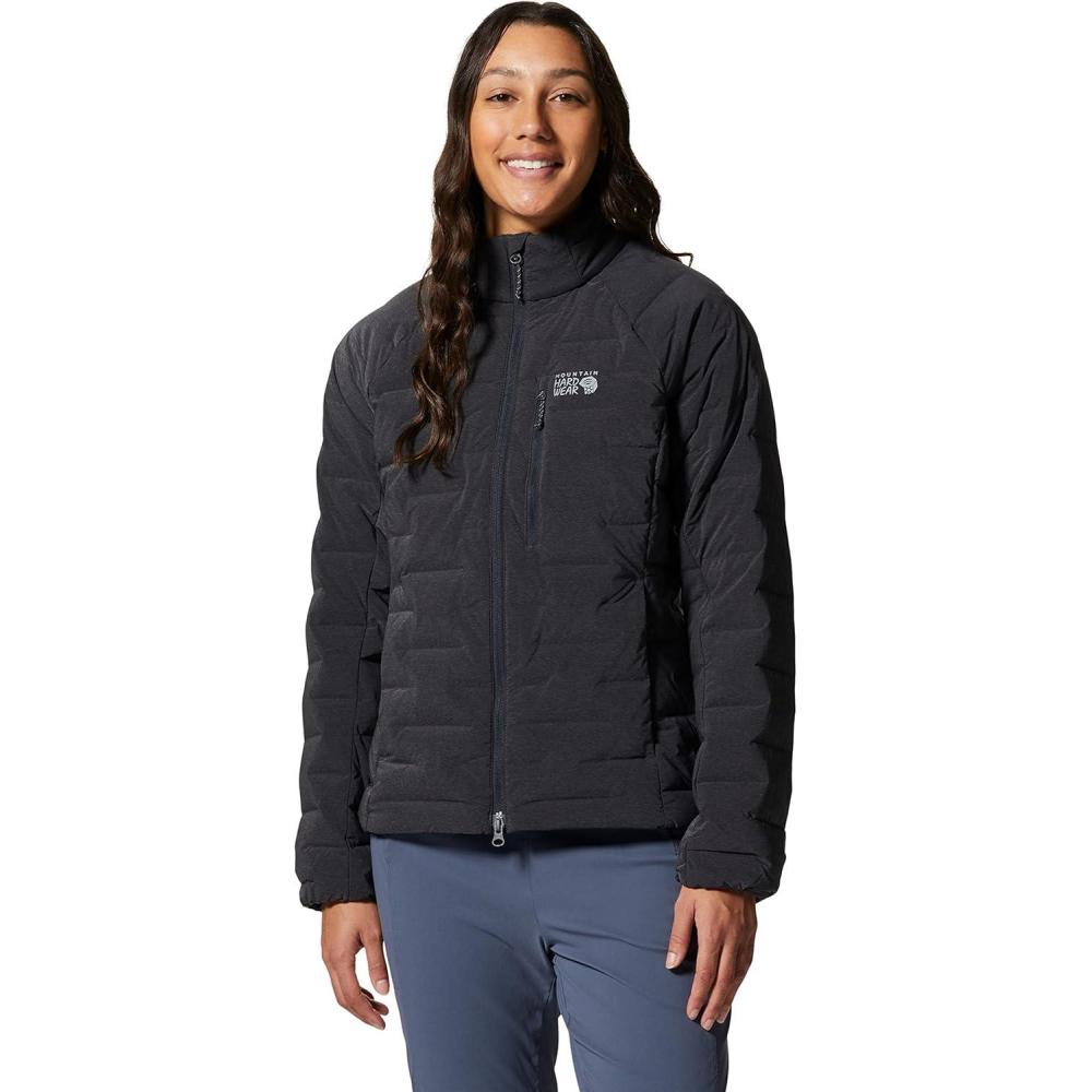 imageMountain Hardwear Womens StretchDown JacketDark Storm Heather  New 2024