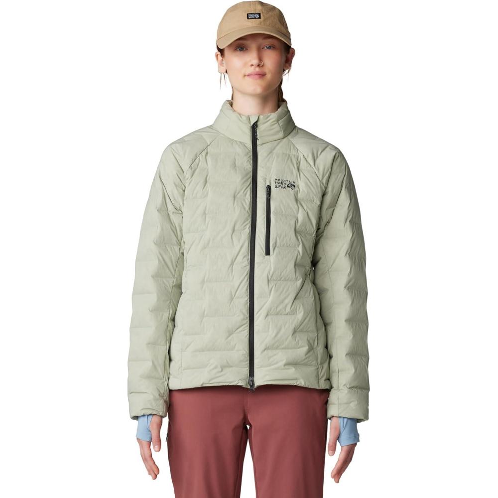 imageMountain Hardwear Womens StretchDown JacketWhite Sage  New 2024