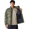 imageMountain Hardwear Mens Nevadan Down JacketStone Green Forests Floor Print  New 2024