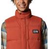 imageMountain Hardwear Mens Nevadan Down VestDark Copper