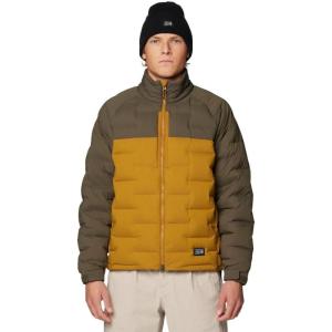 imageMountain Hardwear Mens StretchDown Big Baffle JacketOlive Gold  Ridgeline