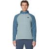imageMountain Hardwear Mens Summit Grid HoodyIce Shadow  Adriatic Blue